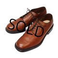 【USA製】ビンテージ【アレンエドモンズ】【Allen Edmonds】LEEDS【ブラウン】【プレーントゥ】【外羽】【8 1/2E】【26.5cm程度】 