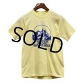 【ビンテージ】【USA製】【sportswear】ライトイエロー【I skied the big one jackson hole】【Tシャツ】【サイズＳ】レディース古着 