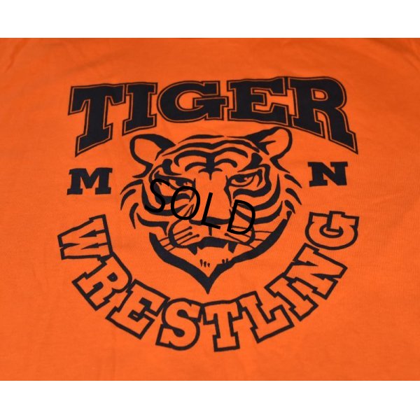 画像3: 【USA製】【デッドストック】ビンテージ【JERZEES】【トラ】オレンジ【tiger man wrestling】【Ｔシャツ】【サイズS】  