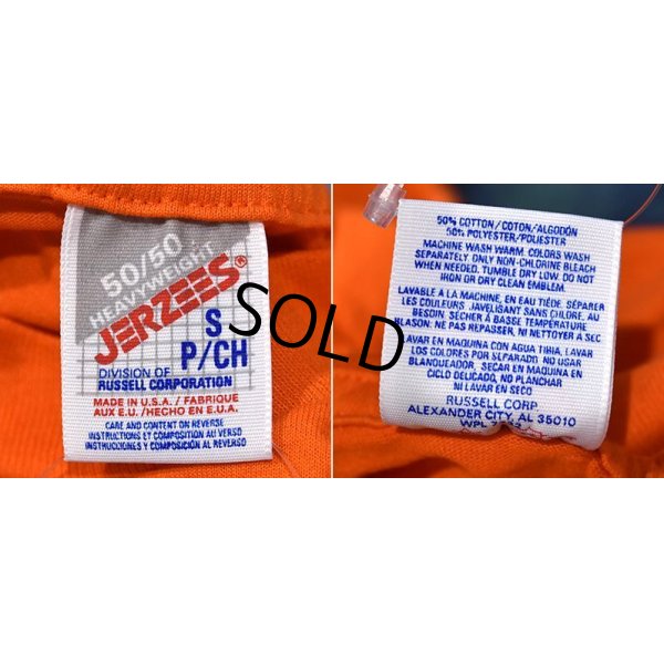 画像2: 【USA製】【デッドストック】ビンテージ【JERZEES】【トラ】オレンジ【tiger man wrestling】【Ｔシャツ】【サイズS】  