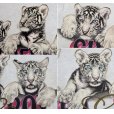 画像3: 【90's】USA製【デッドストック】【SIGNAL SPORT】白青 霜降り【ホワイトタイガー】SIEGFRIED＆ROY 【Ｔシャツ】ビッグサイズ【サイズXL】<br> (3)