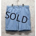 【POLO RALPH LAUREN】ラルフローレン【水色】【CLASSIC FIT 9】【ショートパンツ】【短パン】【コットンショーツ】【W34】 