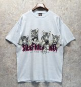 【90's】USA製【デッドストック】【SIGNAL SPORT】白青 霜降り【ホワイトタイガー】SIEGFRIED＆ROY 【Ｔシャツ】ビッグサイズ【サイズXL】 