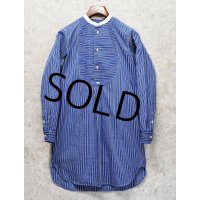 ほぼ未使用!!【Ralph lauren】【ラルフローレン】【青ｘ白】【ストライプ】チュニック【ドレスシャツ】【サイズ8】レディース古着  
