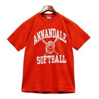 チャンピオン【赤】【ANNANDALE SOFTBALL】【Ｔシャツ】【サイズM】 