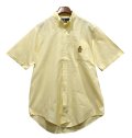 POLO RALPH LAUREN【オールドラルフローレン】【黄】胸刺繡入り【ボタンダウン】【半袖シャツ】【サイズL】  