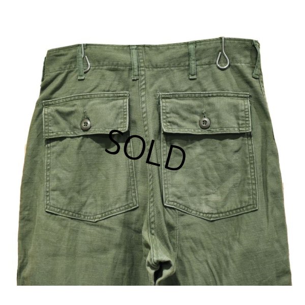 画像7: 70's【米軍実物】ビンテージ【U.S.ARMY】【UFOボタン】ベイカーパンツ【ユーティリティパンツ】【OG107】【30X31】