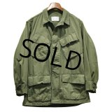 60's【ビンテージ】【米軍実物】リップストップ【ジャングルファティーグジャケット】【ファティーグシャツ】【S-short】 