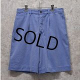 ビンテージ【GAP】オールドギャップ【ライトブルー】1タック【ショートパンツ】短パン【コットンショーツ】W30 