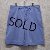 ビンテージ【GAP】オールドギャップ【ライトブルー】1タック【ショートパンツ】短パン【コットンショーツ】W30 