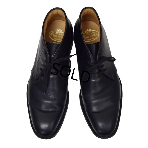 画像6: 【ビンテージ】USA製【CHURCH'S】チャーチ【黒】Custom Grade【チャッカブーツ】【8.5 F 8-1/2程度】