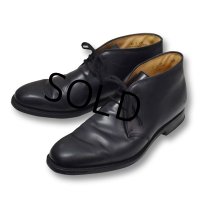 【ビンテージ】USA製【CHURCH'S】チャーチ【黒】Custom Grade【チャッカブーツ】【8.5 F 8-1/2程度】 
