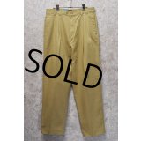 【ビンテージ】【エディーバウアー】【ベージュ】【２タック】【コットンパンツ】チノパンツ【スラックス】【W32】 