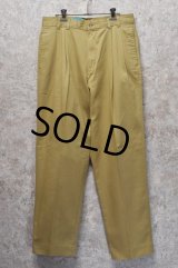 【ビンテージ】【エディーバウアー】【ベージュ】【２タック】【コットンパンツ】チノパンツ【スラックス】【W32】 
