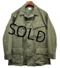 デッドストック【70's】【ビンテージ】【米軍実物】【リップストップ】【ジャングルファティーグジャケット】【ファティーグジャケット】【M-short】 