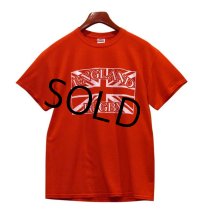 ビンテージ【GILDAN】ENGLAND RUGBY【ユニオンジャック】赤【Tシャツ】【サイズＭ】 