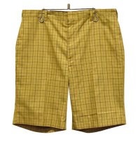 70’s∼【ビンテージ】【KORATRON】【キャメル】チェック【バミューダショートパンツ】 【短パン】【ショーツ】【W３３程度】 