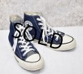 【コンバース】【オールスター】converse【CT70】チャックテイラー【青×グレー】【ハイカット】レディースサイズ【US 4 1/2】【23.5ｃｍ】 