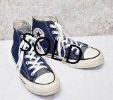 【コンバース】【オールスター】converse【CT70】チャックテイラー【青×グレー】【ハイカット】レディースサイズ【US 4 1/2】【23.5ｃｍ】 