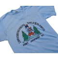 デッドストック 80's【USA製】スクリーンスターズ【ビンテージ】【水色】【Tシャツ】【サイズＳ】 