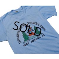 デッドストック 80's【USA製】スクリーンスターズ【ビンテージ】【水色】【Tシャツ】【サイズＳ】 