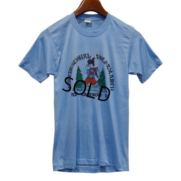 画像2: デッドストック 80's【USA製】スクリーンスターズ【ビンテージ】【水色】【Tシャツ】【サイズＳ】 