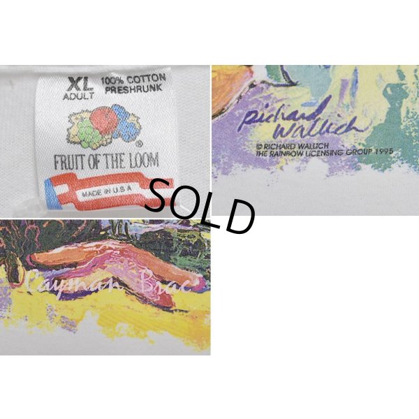 画像2: 90's USA製 ビンテージ【FRUIT OF THE LOOM 】フルーツオブザルーム【白】熱帯魚【 Tシャツ】【サイズXL】 