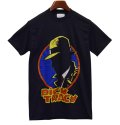 ほぼ未使用!! 【ビンテージ】90's【USA製】【ディック・トレイシー】【Dick Tracy】黒【Ｔシャツ】【サイズＭ】 
