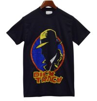 ほぼ未使用!! 【ビンテージ】90's【USA製】【ディック・トレイシー】【Dick Tracy】黒【Ｔシャツ】【サイズＭ】 