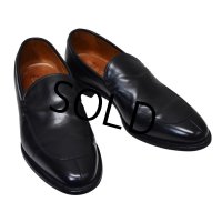 【USA製】【アレンエドモンズ】【Allen Edmonds】【Steen】黒 ブラック【モカシン】スリッポンシューズ【11 1/2E】【29.5cm程度】 