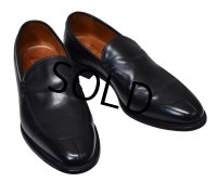 【USA製】【アレンエドモンズ】【Allen Edmonds】【Steen】黒 ブラック【モカシン】スリッポンシューズ【11 1/2E】【29.5cm程度】 