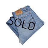 90's【ビンテージ】USA製【LEVI'S】【リーバイス５５０】550【テーパード】【リラックスフィット】【デニムパンツ】【36x33】 