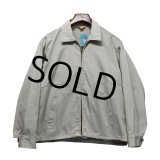 50's~【Duncannon】ビンテージ【アイボリー】【コットンサテンブルゾン】【サイズ４８】 
