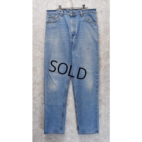 画像3: 90's【ビンテージ】USA製【LEVI'S】【リーバイス550】550【テーパード】【リラックスフィット】【デニムパンツ】【36x33】