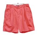 【USA製】【ラルフローレン】【サーモンピンク】【２タック】【ショートパンツ】 【短パン】【ショーツ】【W３５】 