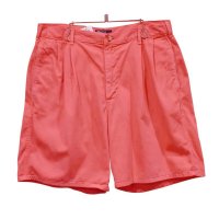 【USA製】【ラルフローレン】【サーモンピンク】【２タック】【ショートパンツ】 【短パン】【ショーツ】【W３５】 