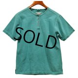 【EMS】【エメラルドグリーン】【ヘンリーネック 】【Ｔシャツ】【レディースS】 