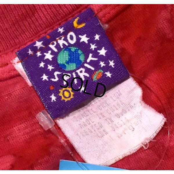 画像2: 90's ビンテージ【PROSPIRIT】ピンクｘオレンジ 総柄Tシャツ【タイダイ】【Ｔシャツ】【サイズL】 