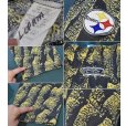 画像2: 90's~【USA製】ビンテージ【Steelers】スティーラーズ　黒×黄色ｘ模様 【ジョッパーズパンツ】w32~39【M-Large】<br> (2)