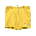 90's USA製【ビンテージ】デッドストック【Champion】チャンピオン【黄色】【トレーニングパンツ】ショーツ【ショートパンツ】【サイズXL】 