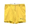 90's USA製【ビンテージ】デッドストック【Champion】チャンピオン【黄色】【トレーニングパンツ】ショーツ【ショートパンツ】【サイズXL】 
