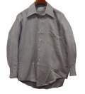 デッドストック【70's】ビンテージ【VAN HEUSEN】【ヴァン・ヒューゼン】グレー×白 【チェック柄】ポリコットンシャツ【シャツ】【16 32】 