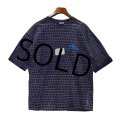 【デッドストック】【R Apparel co.】【黒ｘロゴ総柄】【ビンテージ】Tシャツ【サイズＸＬ】 