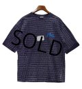 【デッドストック】【R Apparel co.】【黒ｘロゴ総柄】【ビンテージ】Tシャツ【サイズＸＬ】 