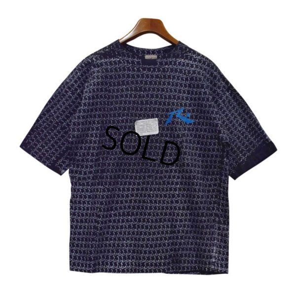 画像1: 【デッドストック】【R Apparel co.】【黒ｘロゴ総柄】【ビンテージ】Tシャツ【サイズＸＬ】 