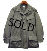 60's【ビンテージ】【米軍実物】リップストップ【ジャングルファティーグジャケット】【ファティーグシャツ】【S-R】 