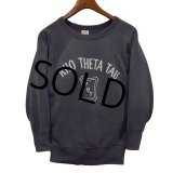 60's【ビンテージ】【Hanes wind shield】【ヘインズ】【黒】 【RHO THETA TAU】【スウェット】【サイズM】 
