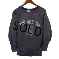 60's【ビンテージ】【Hanes wind shield】【ヘインズ】【黒】 【RHO THETA TAU】【スウェット】【サイズM】 