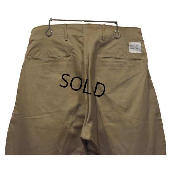 画像4: デッドストック 30's【ビンテージ】米軍実物【U.S.ARMY】メタルボタン 両玉縁【ジョッパーズ】【32x28】 