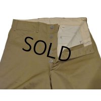 デッドストック 30's【ビンテージ】米軍実物【U.S.ARMY】メタルボタン 両玉縁【ジョッパーズ】【32x28】 